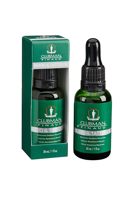CLUBMAN BEARD & TATTOO OIL 30ML
