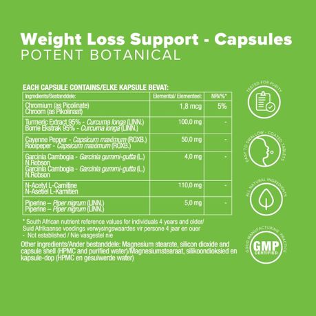 VITATECH Weight loss Support 30 Veggie Capsules