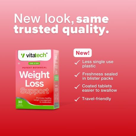 VITATECH Weight loss Support 30 Veggie Capsules