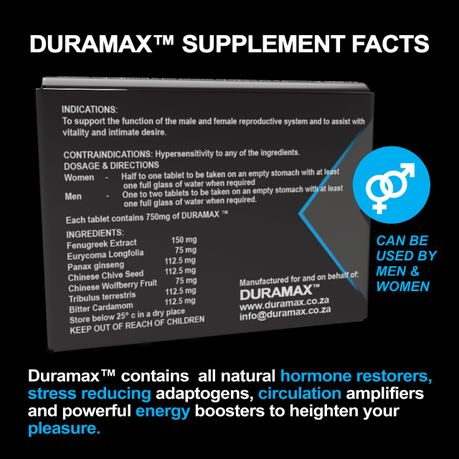 Dura-Max Natural Libido & Performance Enhancer