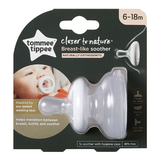 TOMMEE TIPPEE CLOSER TO NATURE BREASTLIKE SOOTHER 6-18M
