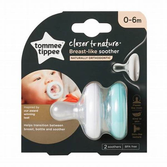 TOMMEE TIPPEE CLOSER TO NATURE BREASTLIKE SOOTHER 0-6M