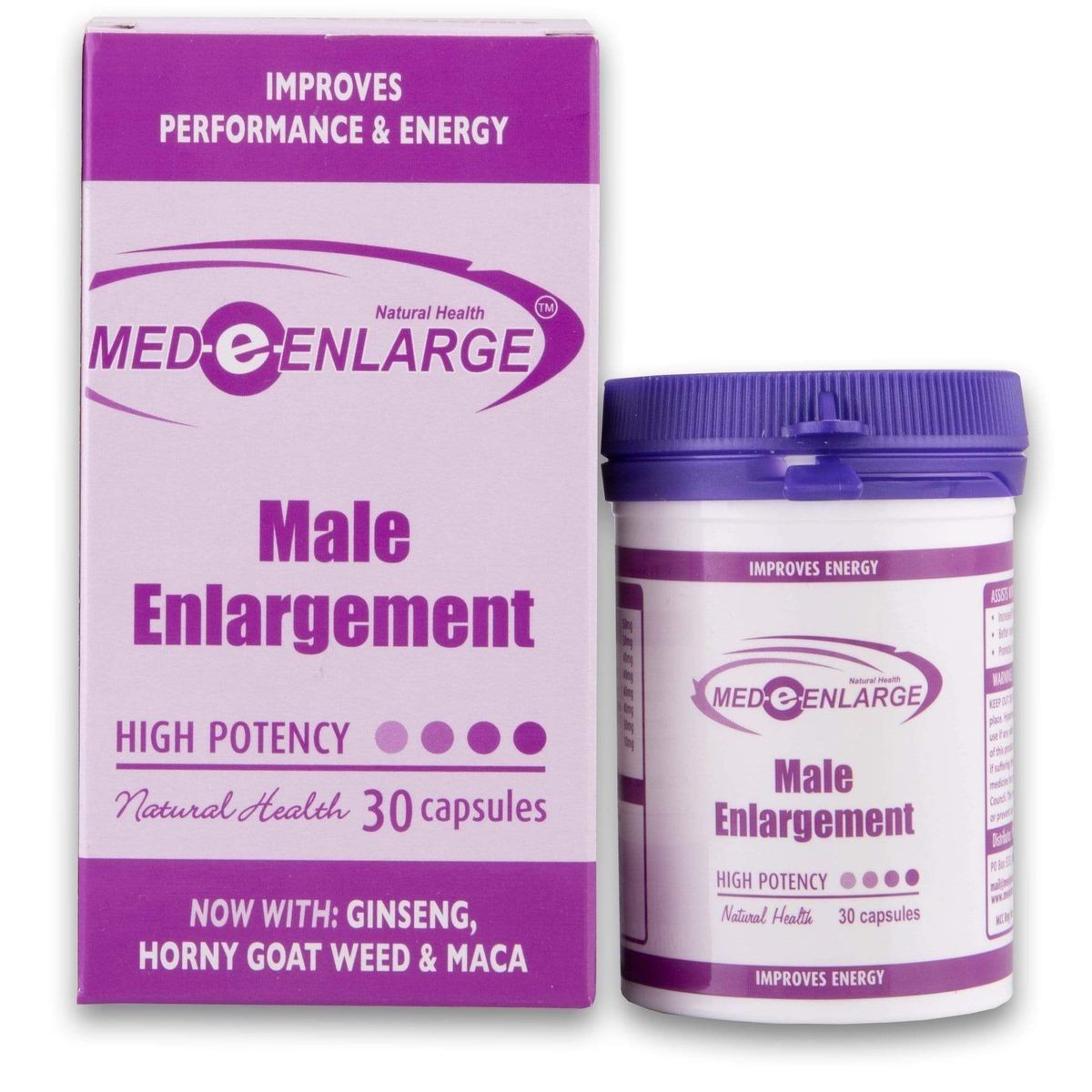 High Potency Med-e-Enlarge Male Enlargement - 30 Capsules