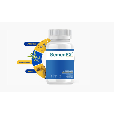 SemenEX - Sperm, Fertility and volume Enhancer capsules - 120s
