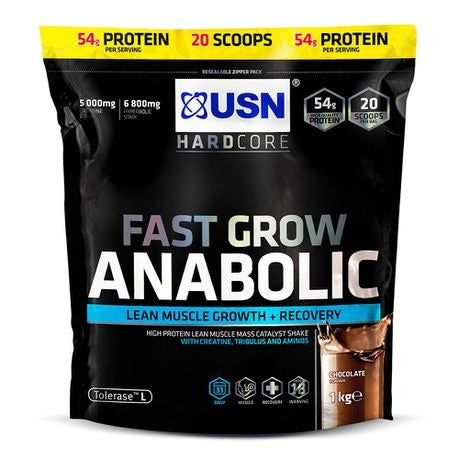 USN FAST GROW ANABOLIC 1KG(CHOCOLATE)