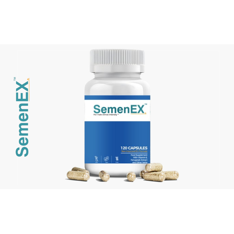 SemenEX - Sperm, Fertility and volume Enhancer capsules - 120s