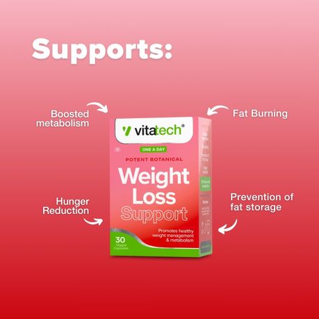 VITATECH Weight loss Support 30 Veggie Capsules